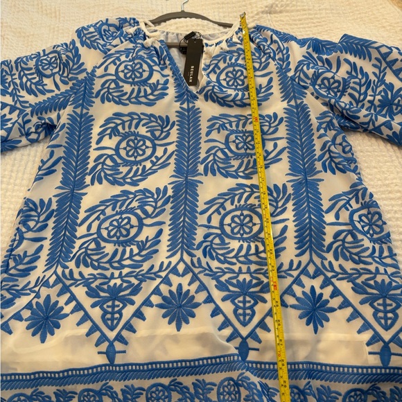 NWT Vici Beulah Lauderdale Embroidered Mini Dress sz S/M - Picture 5 of 5